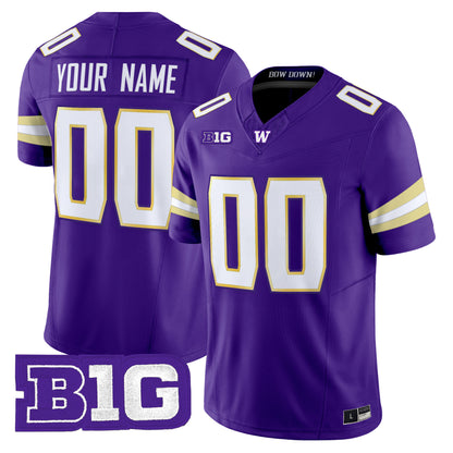 Washington Huskies 2026 Vapor Limited Custom Jersey - All Stitched