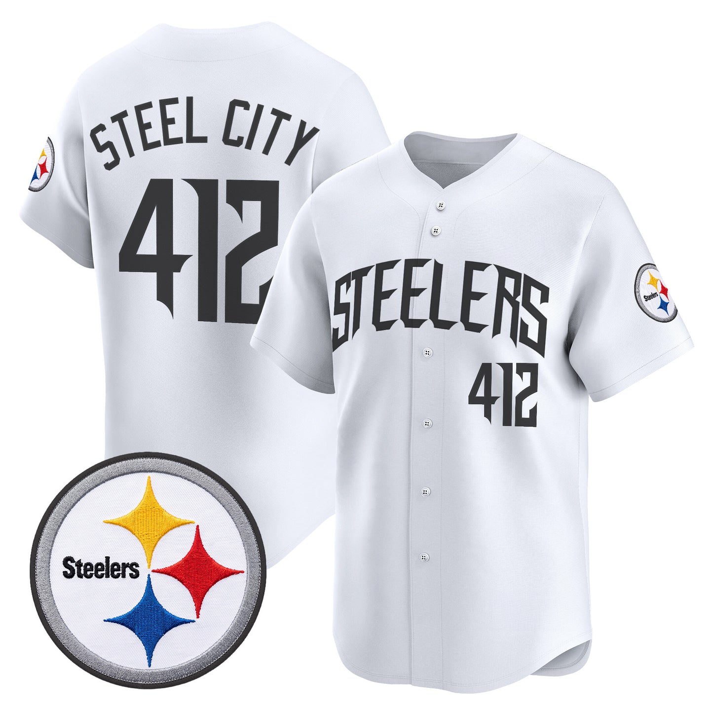 Men's Pittsburgh Steelers 2026 Vapor Baseball Jersey - All Stitched
