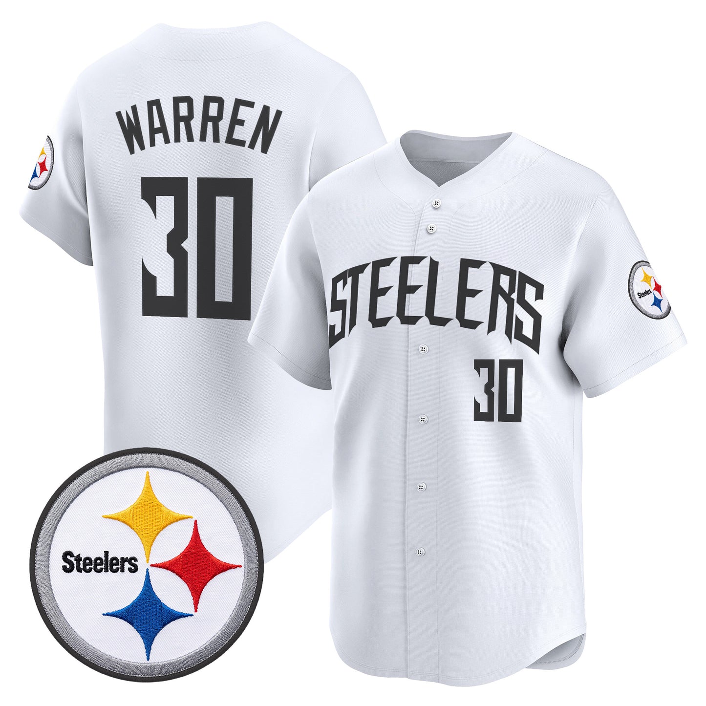 Men's Pittsburgh Steelers 2026 Vapor Baseball Jersey - All Stitched