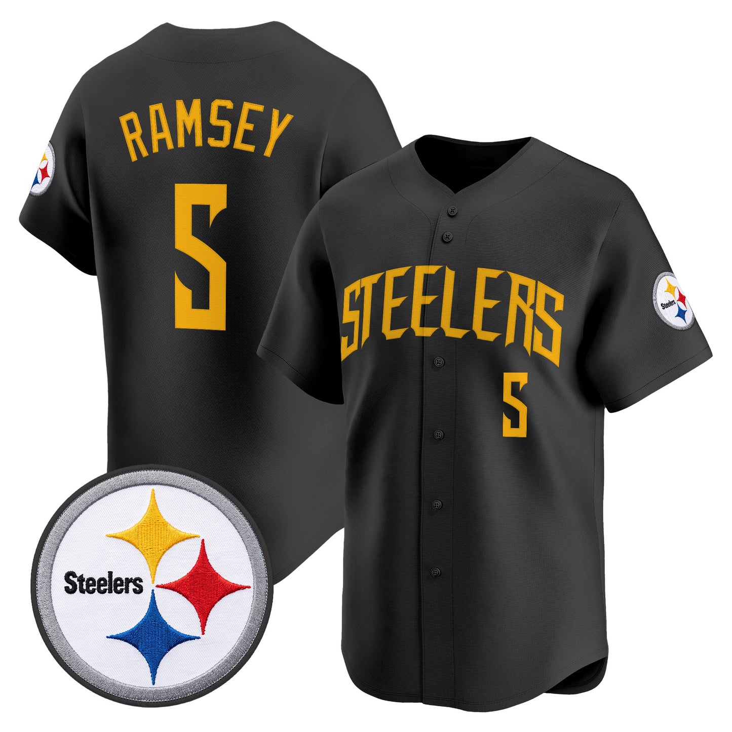 Men's Pittsburgh Steelers 2026 Vapor Baseball Jersey - All Stitched
