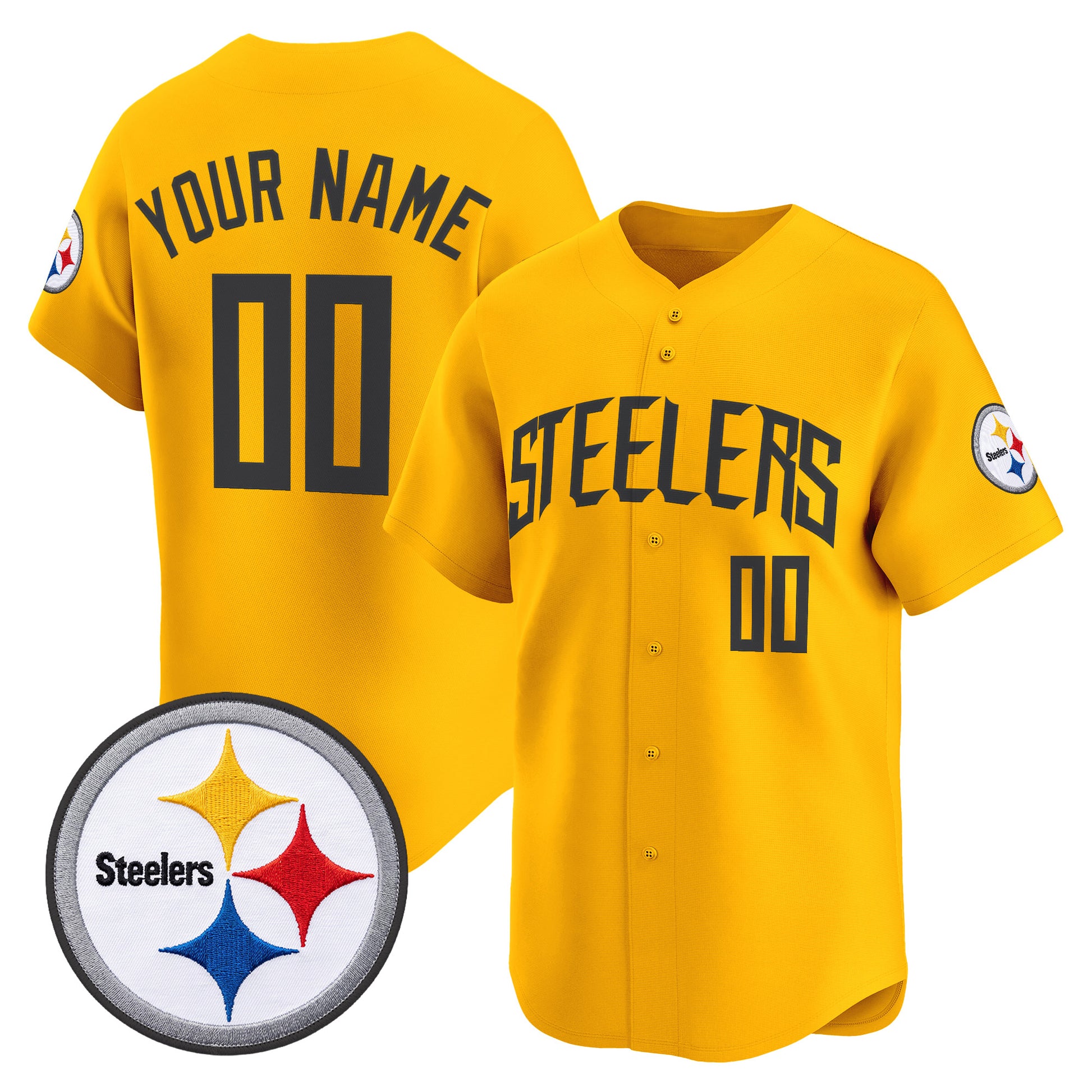 Pittsburgh Steelers 2026 Vapor Baseball Custom Jersey - All Stitched