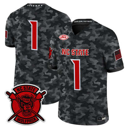 NC State Wolfpack 2026 'Honor and Support' Vapor Limited Jersey - All Stitched