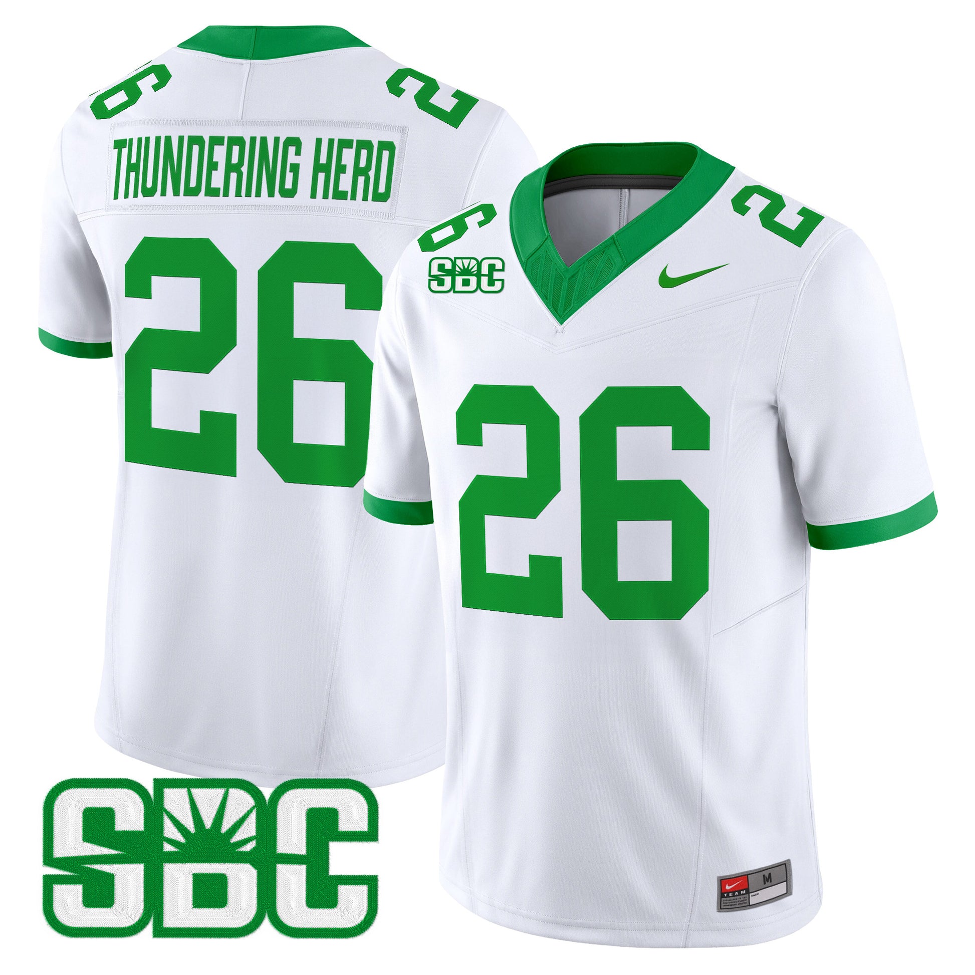 Marshall Thundering Herd 1970 Throwback Vapor Limited Jersey - Stitched