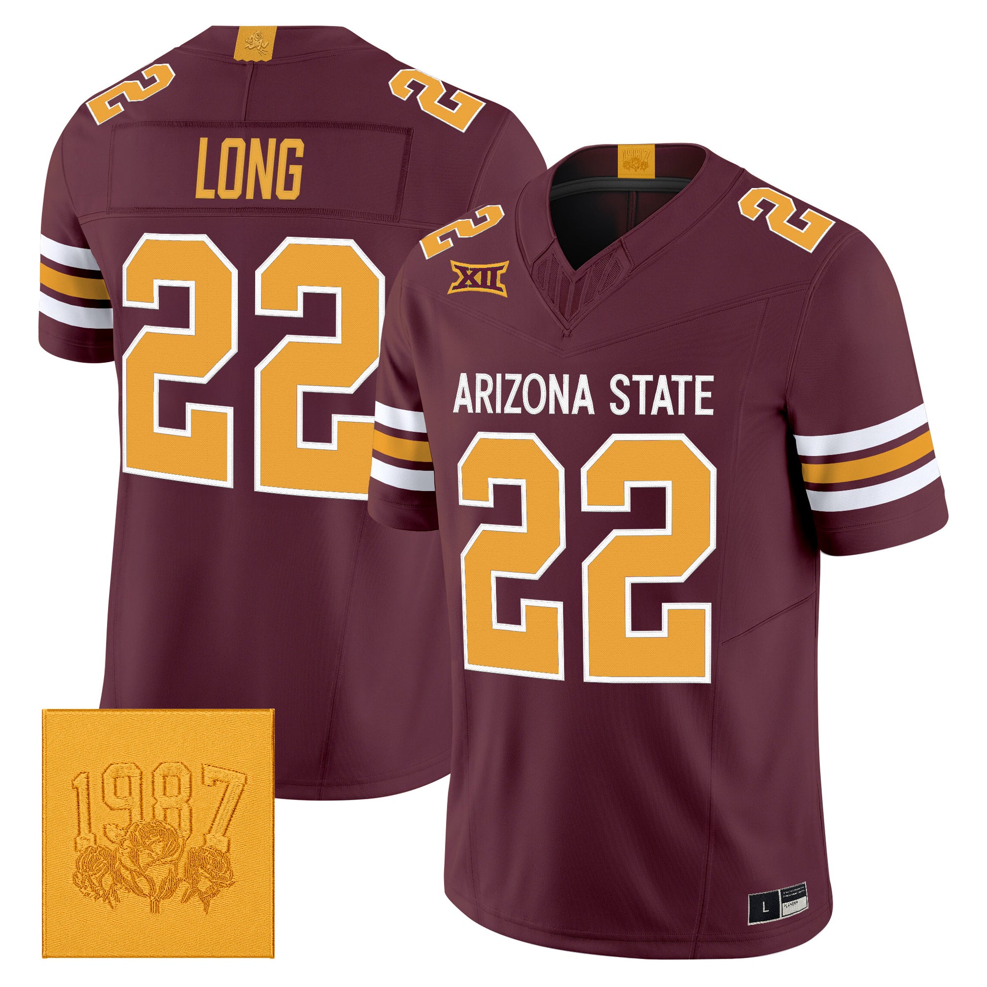 Arizona State Sun Devils Roses & Devils Vapor Limited Jersey - Stitched
