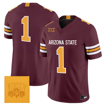 Arizona State Sun Devils Roses & Devils Vapor Limited Jersey - Stitched