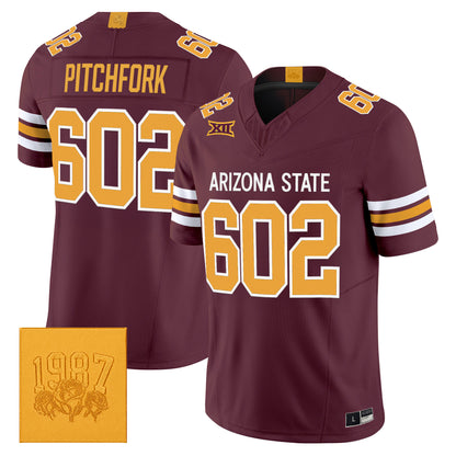 Arizona State Sun Devils Roses & Devils Vapor Limited Jersey - Stitched