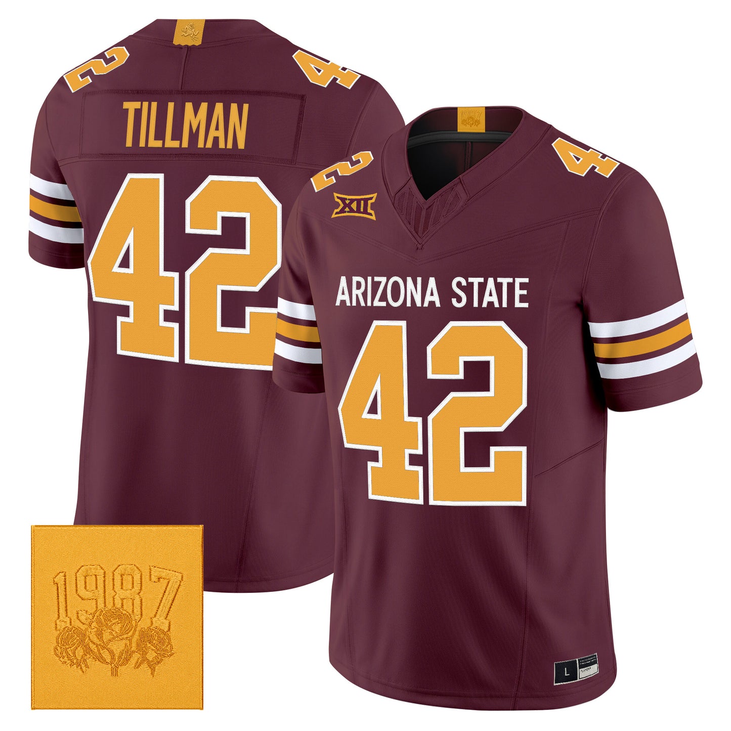Arizona State Sun Devils Roses & Devils Vapor Limited Jersey - Stitched