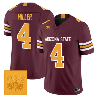 Arizona State Sun Devils Roses & Devils Vapor Limited Jersey - Stitched