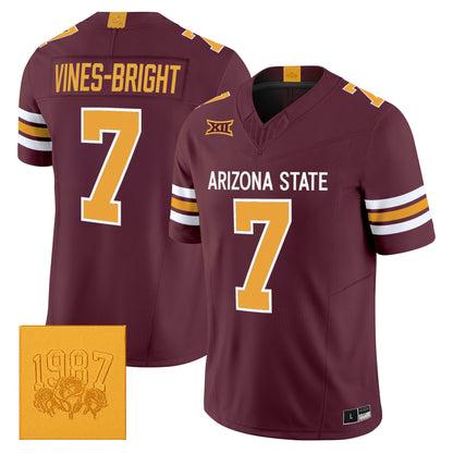 Arizona State Sun Devils Roses & Devils Vapor Limited Jersey - Stitched