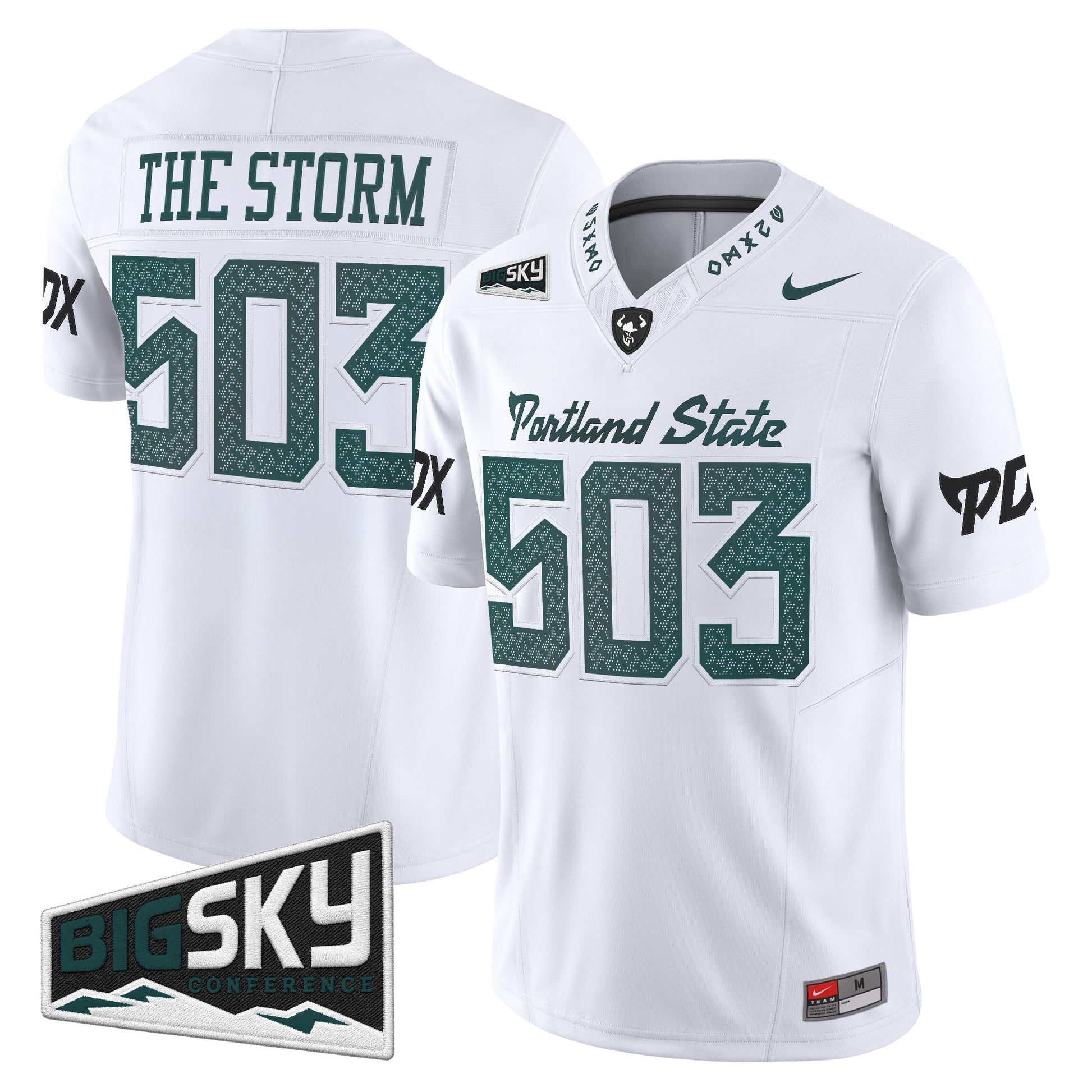 Portland State Vikings The Storm Vapor Limited Jersey - Stitched