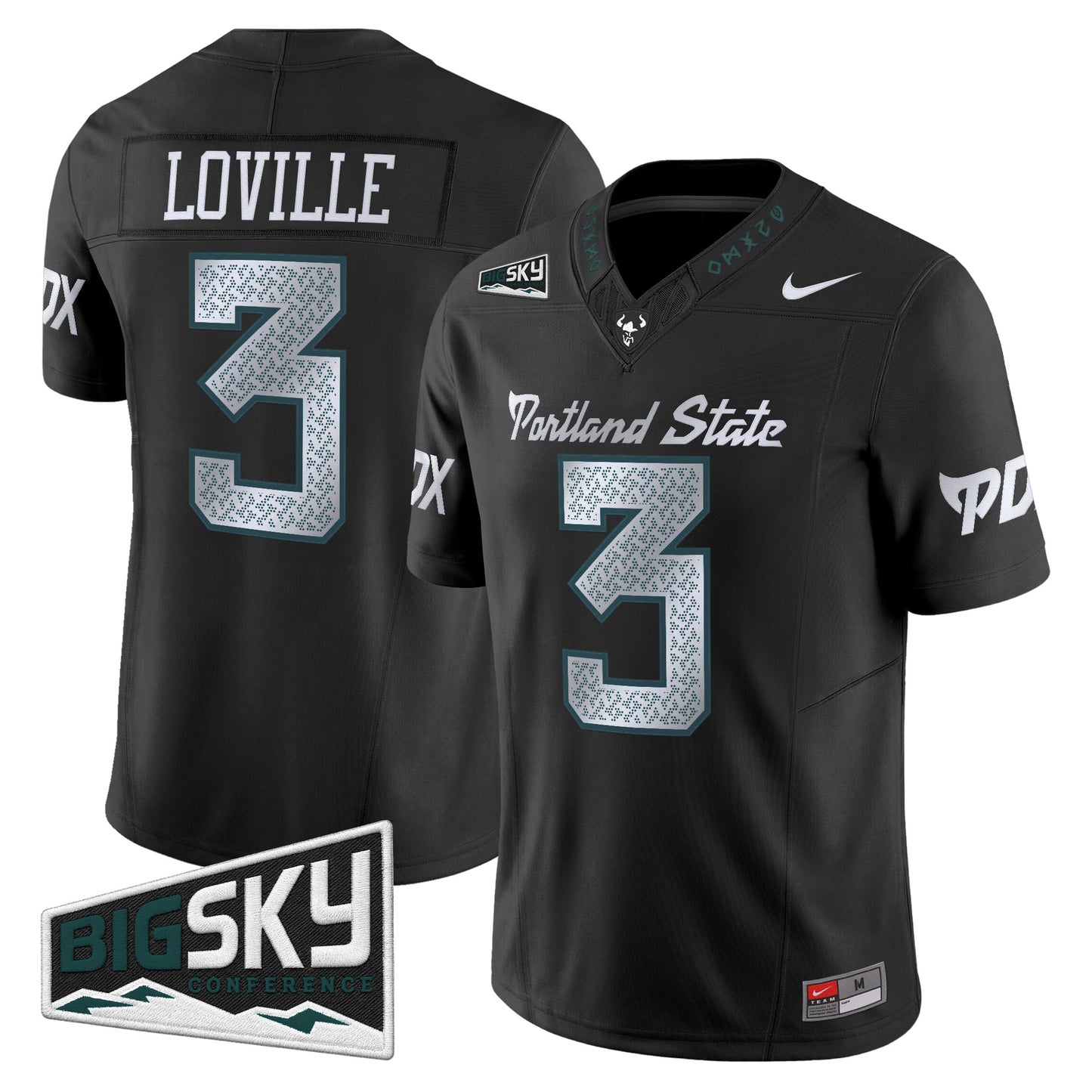 Portland State Vikings The Storm Vapor Limited Jersey - Stitched
