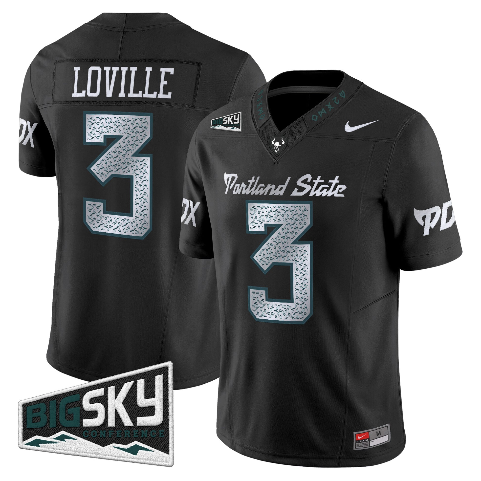 Portland State Vikings The Storm Vapor Limited Jersey - Stitched