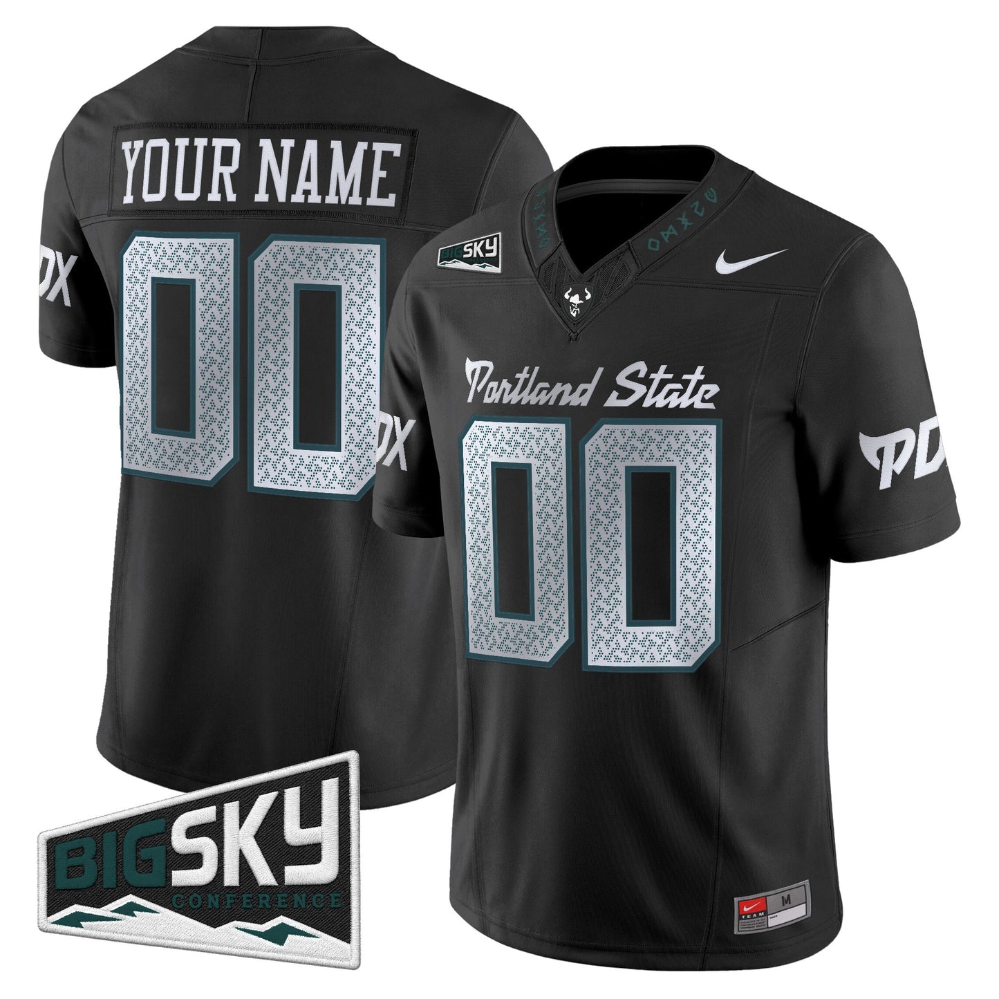 Portland State Vikings The Storm Vapor Limited Custom Jersey - Stitched