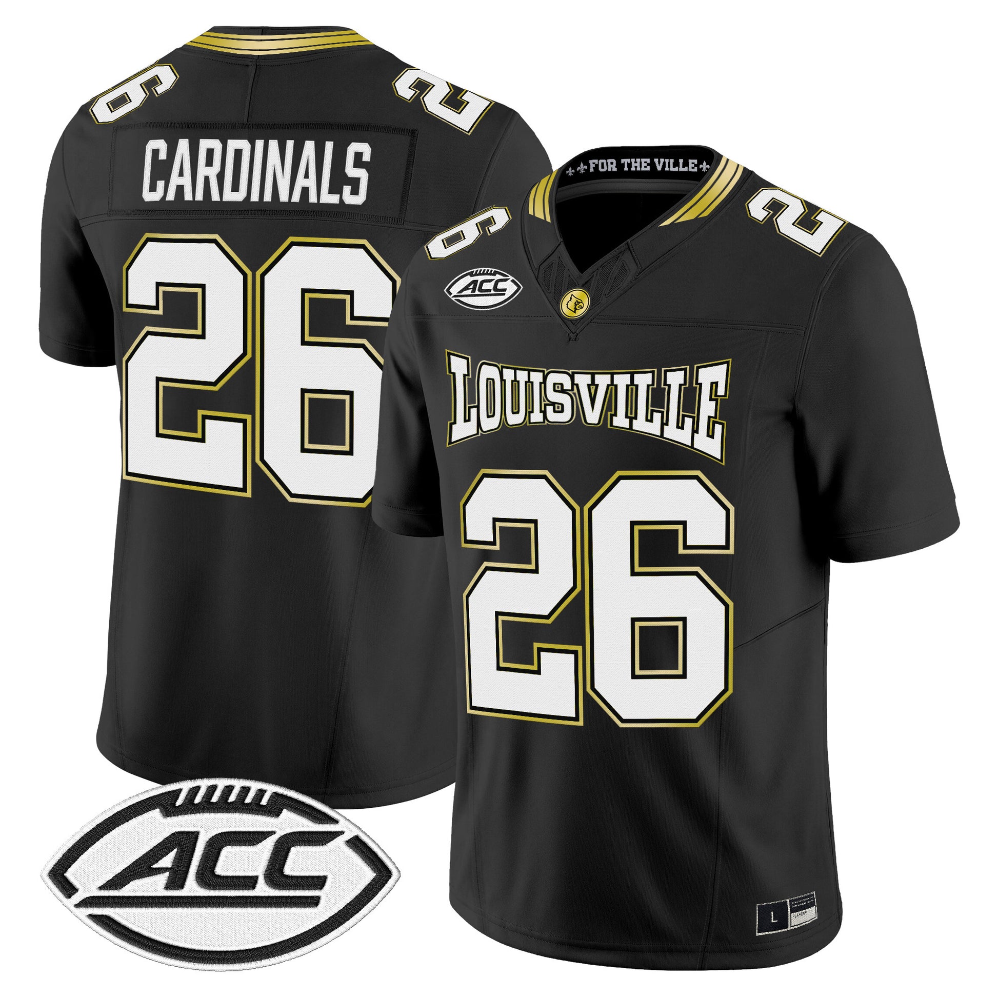 Louisville Cardinals For The Ville Vapor Limited Jersey - All Stitched