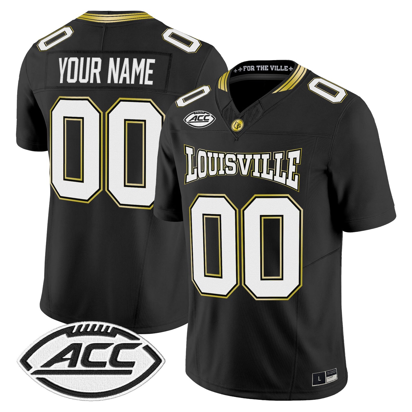 Louisville Cardinals For The Ville Vapor Limited Custom Jersey - All Stitched