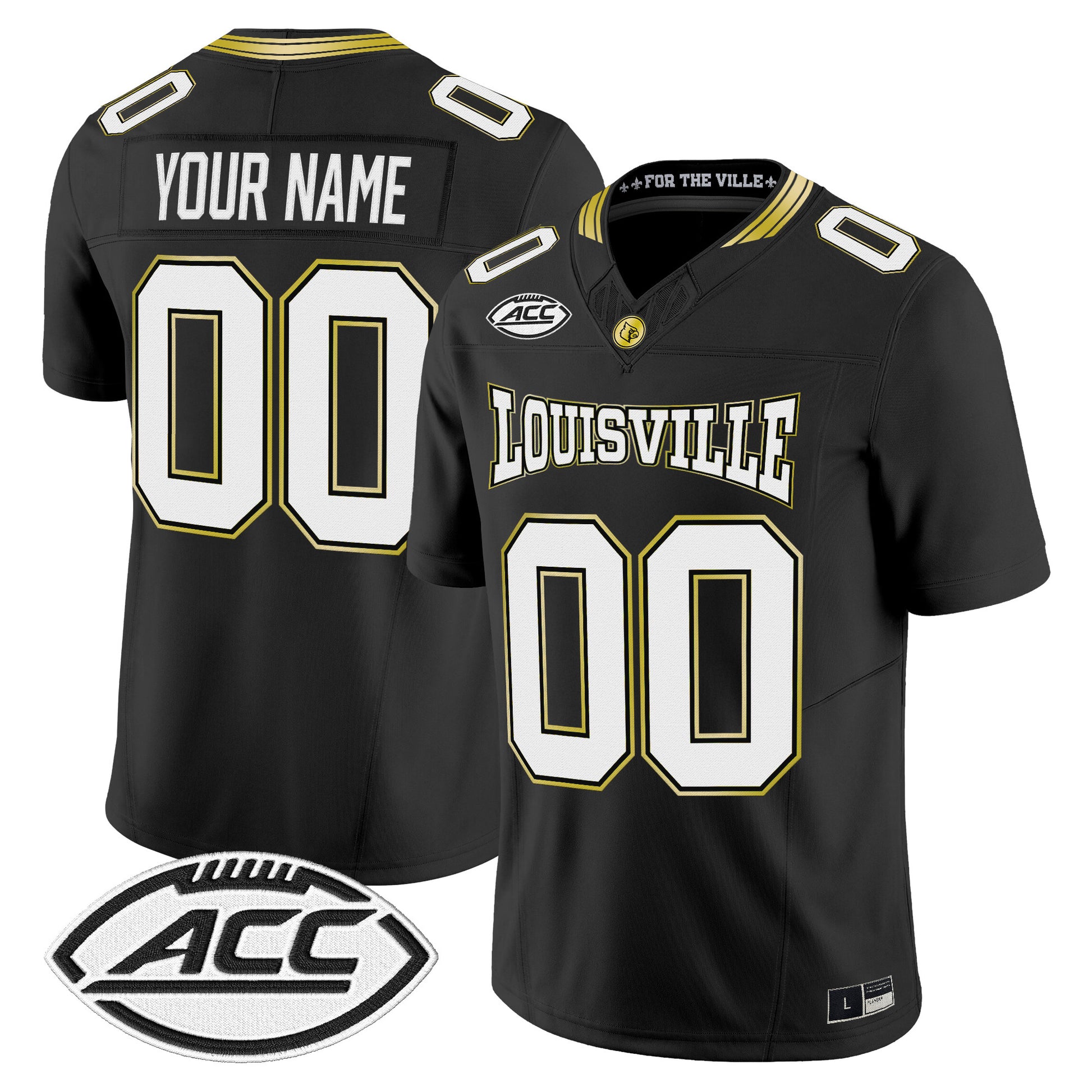 Louisville Cardinals For The Ville Vapor Limited Custom Jersey - All Stitched