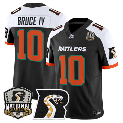 Men's Arizona Rattlers 2026 Vapor Limited Jersey - National Campions Patch - All Stitched