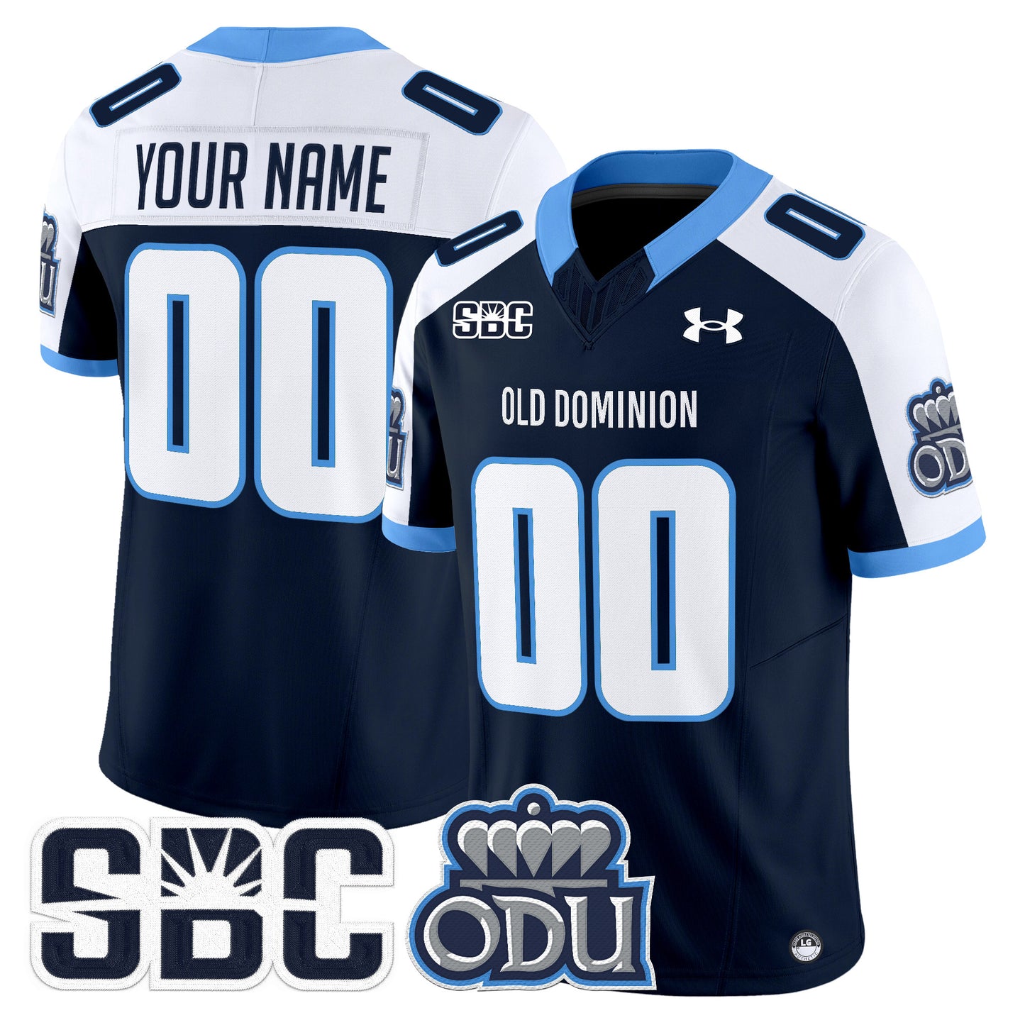 Old Dominion Monarchs 2026 Vapor Limited Custom Jersey - Stitched
