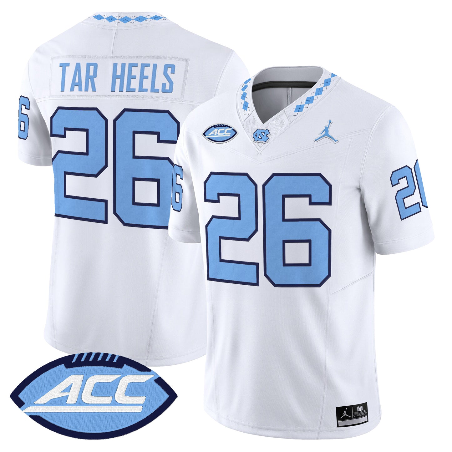 North Carolina Tar Heels 2026 Vapor Limited Jersey - Stitched