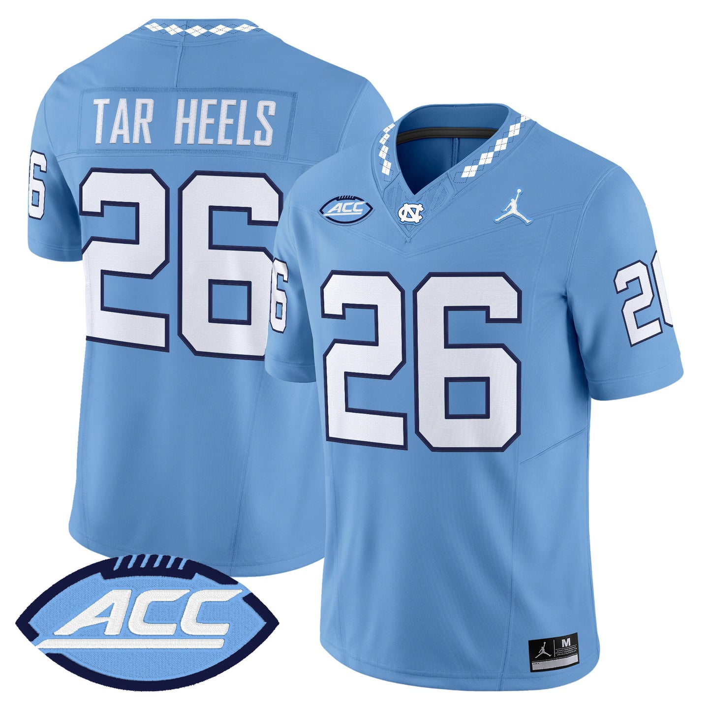 North Carolina Tar Heels 2026 Vapor Limited Jersey - Stitched