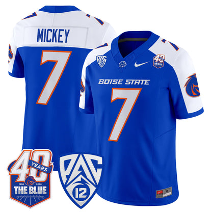  Boise State Broncos 2026 Vapor Limited Jersey - 40th Anniversary Patch -  Stitched