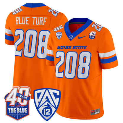  Boise State Broncos 2026 Vapor Limited Jersey - 40th Anniversary Patch -  Stitched