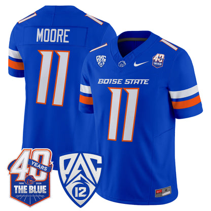  Boise State Broncos 2026 Vapor Limited Jersey - 40th Anniversary Patch -  Stitched