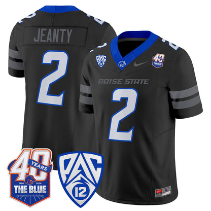  Boise State Broncos 2026 Vapor Limited Jersey - 40th Anniversary Patch -  Stitched