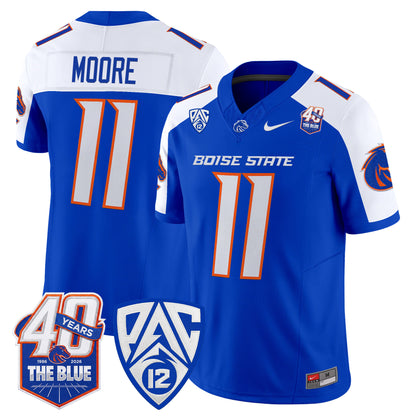  Boise State Broncos 2026 Vapor Limited Jersey - 40th Anniversary Patch -  Stitched