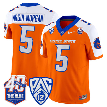  Boise State Broncos 2026 Vapor Limited Jersey - 40th Anniversary Patch -  Stitched