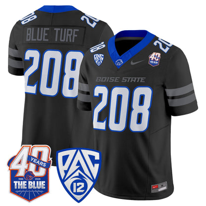  Boise State Broncos 2026 Vapor Limited Jersey - 40th Anniversary Patch -  Stitched