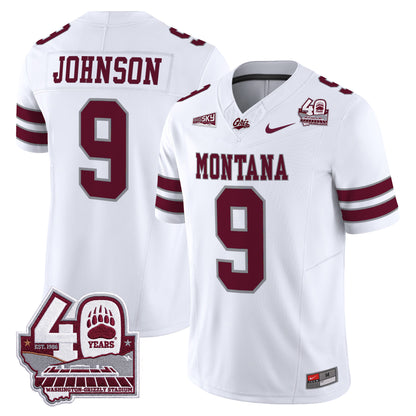  Montana Grizzlies 2026 Vapor Limited Jersey - 40th Anniversary Patch -  Stitched