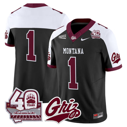  Montana Grizzlies 2026 Vapor Limited Jersey - 40th Anniversary Patch -  Stitched