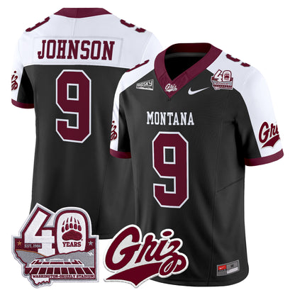  Montana Grizzlies 2026 Vapor Limited Jersey - 40th Anniversary Patch -  Stitched