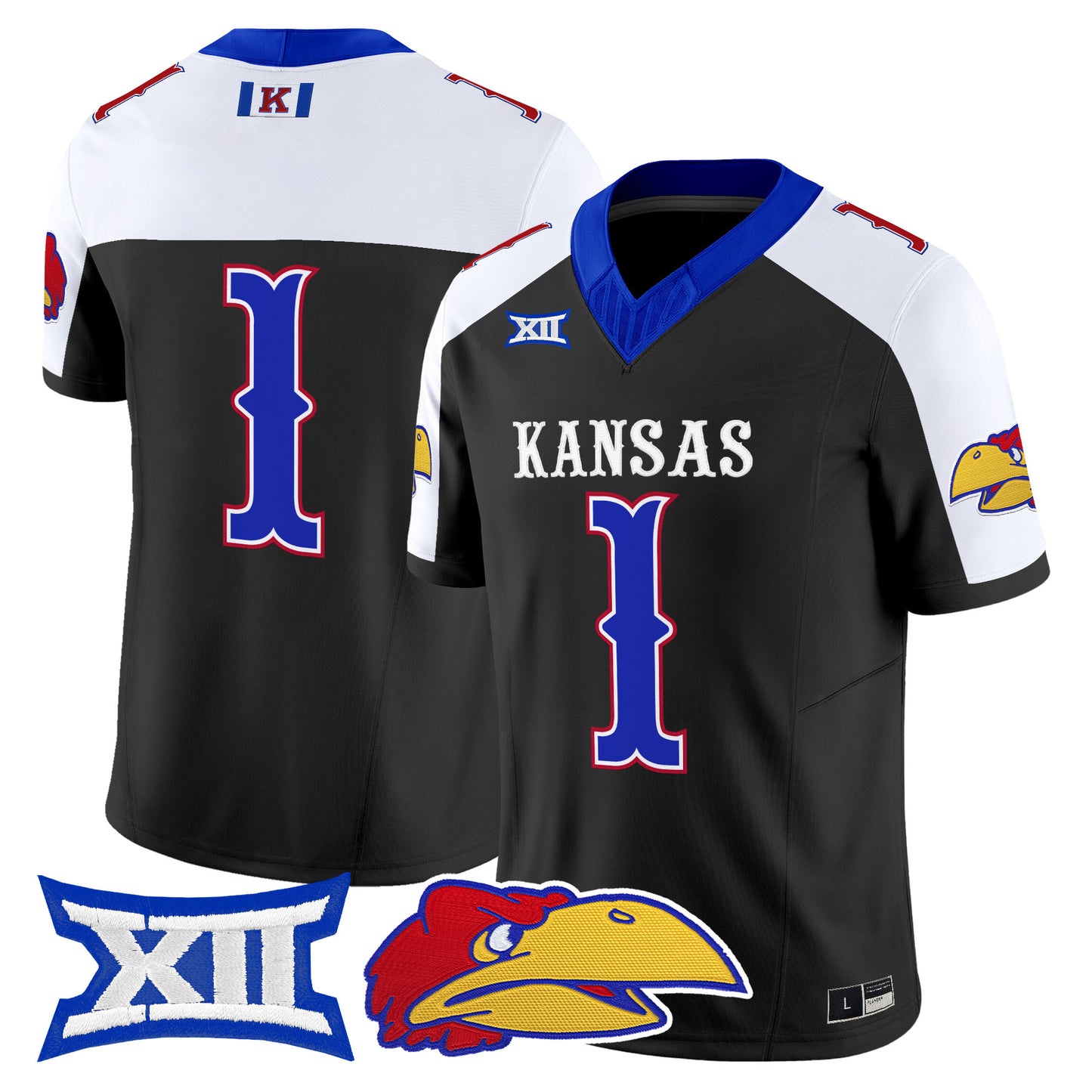  Kansas Jayhawks 2026 Vapor Limited Jersey -  Stitched