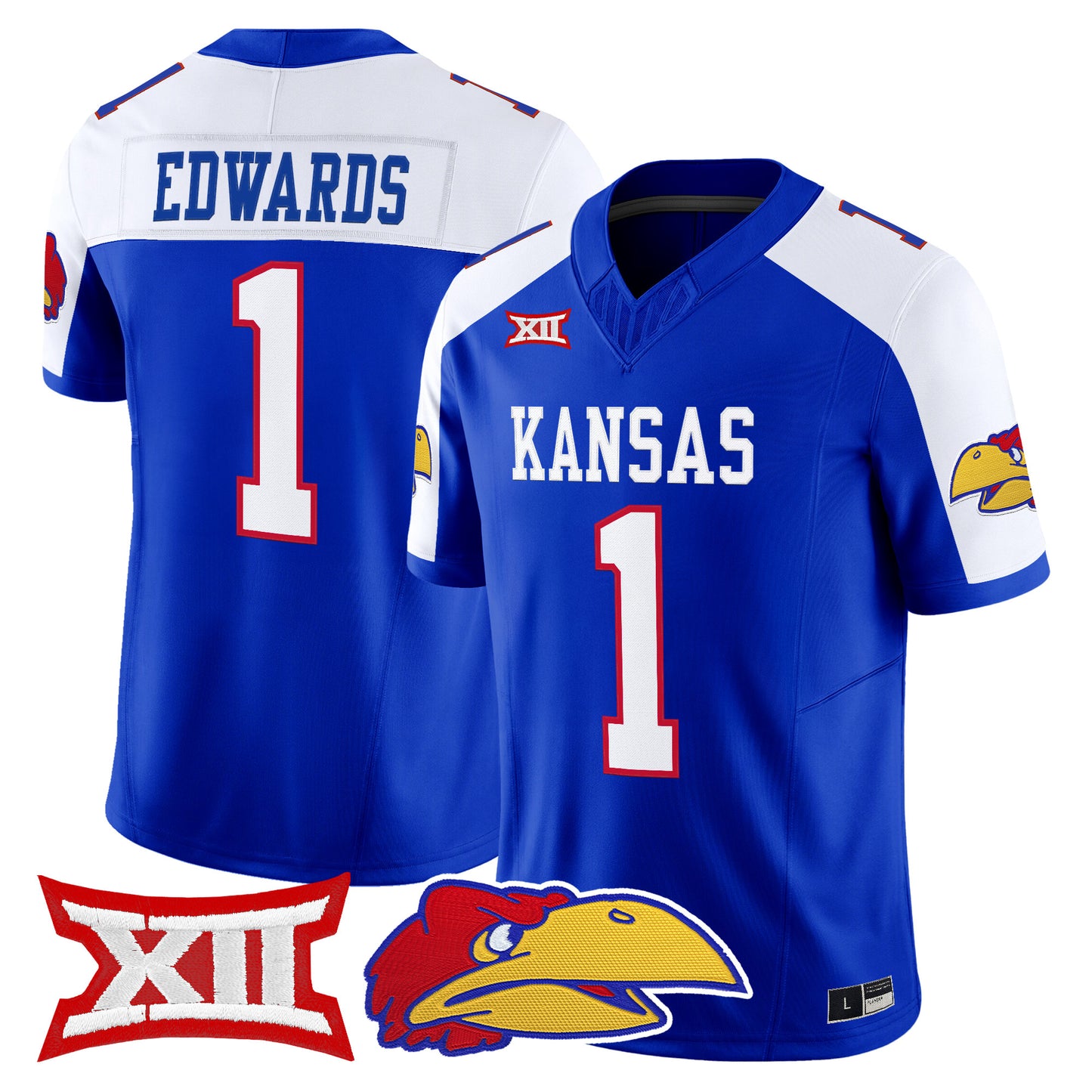  Kansas Jayhawks 2026 Vapor Limited Jersey -  Stitched