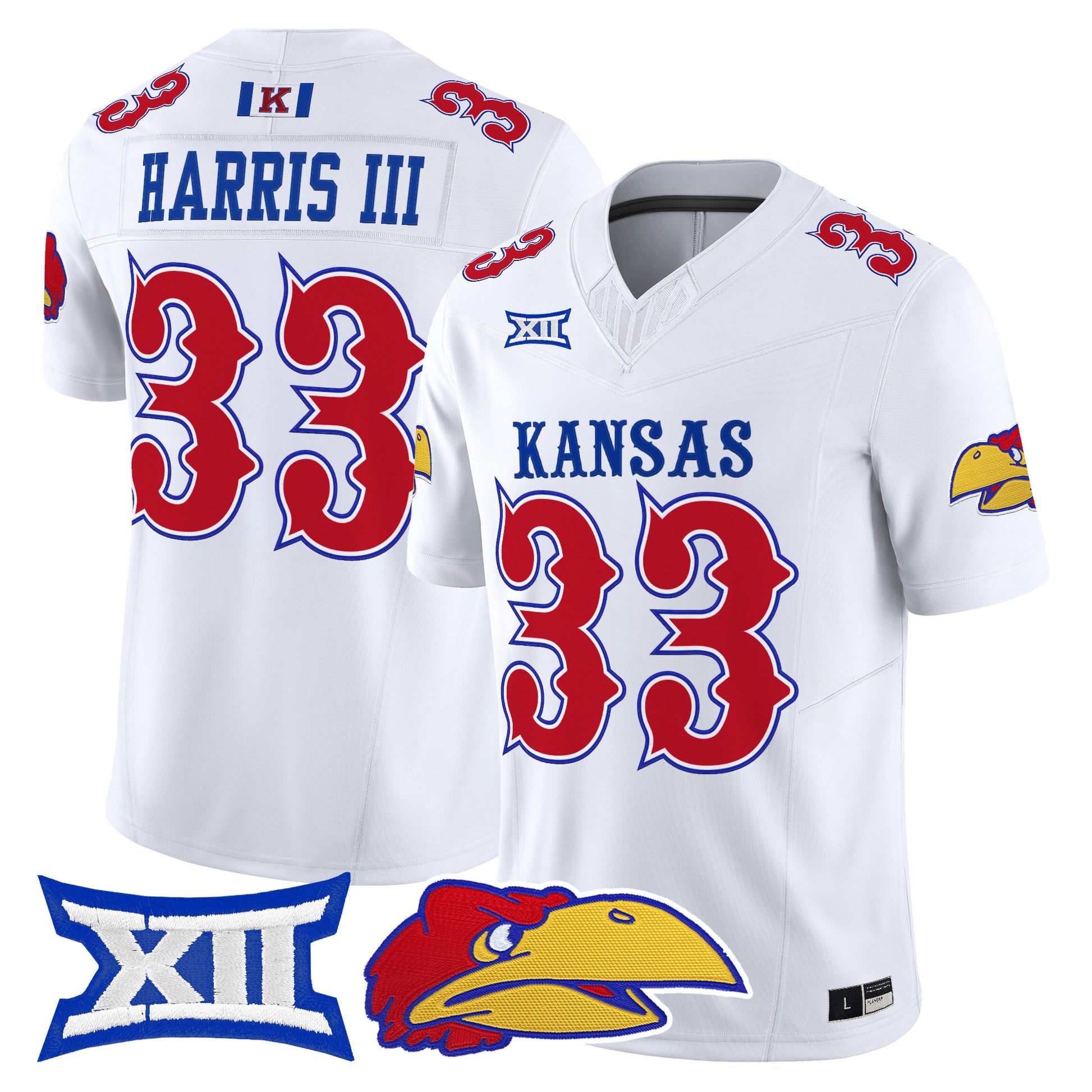 Kansas Jayhawks 2026 Vapor Limited Jersey -  Stitched