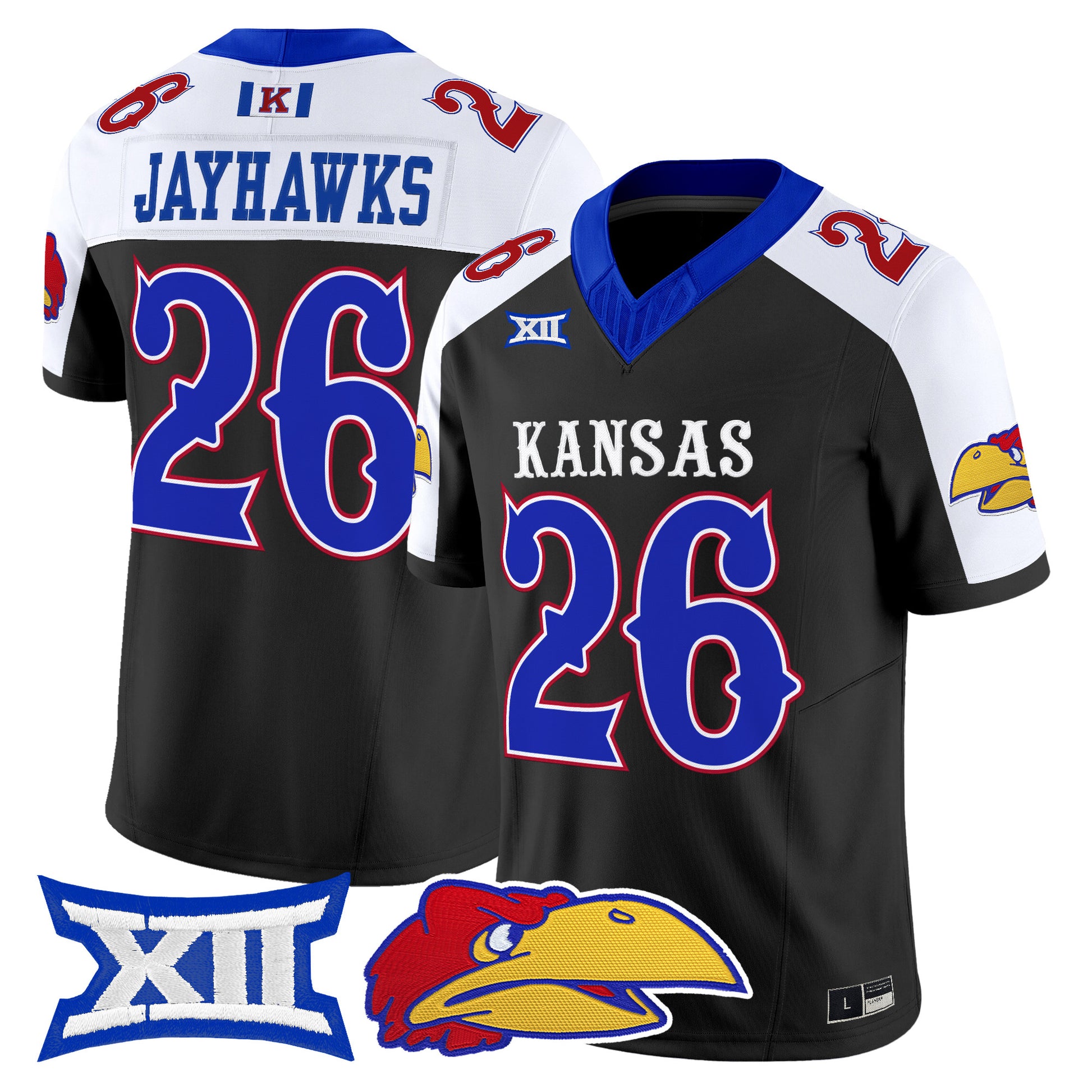  Kansas Jayhawks 2026 Vapor Limited Jersey -  Stitched
