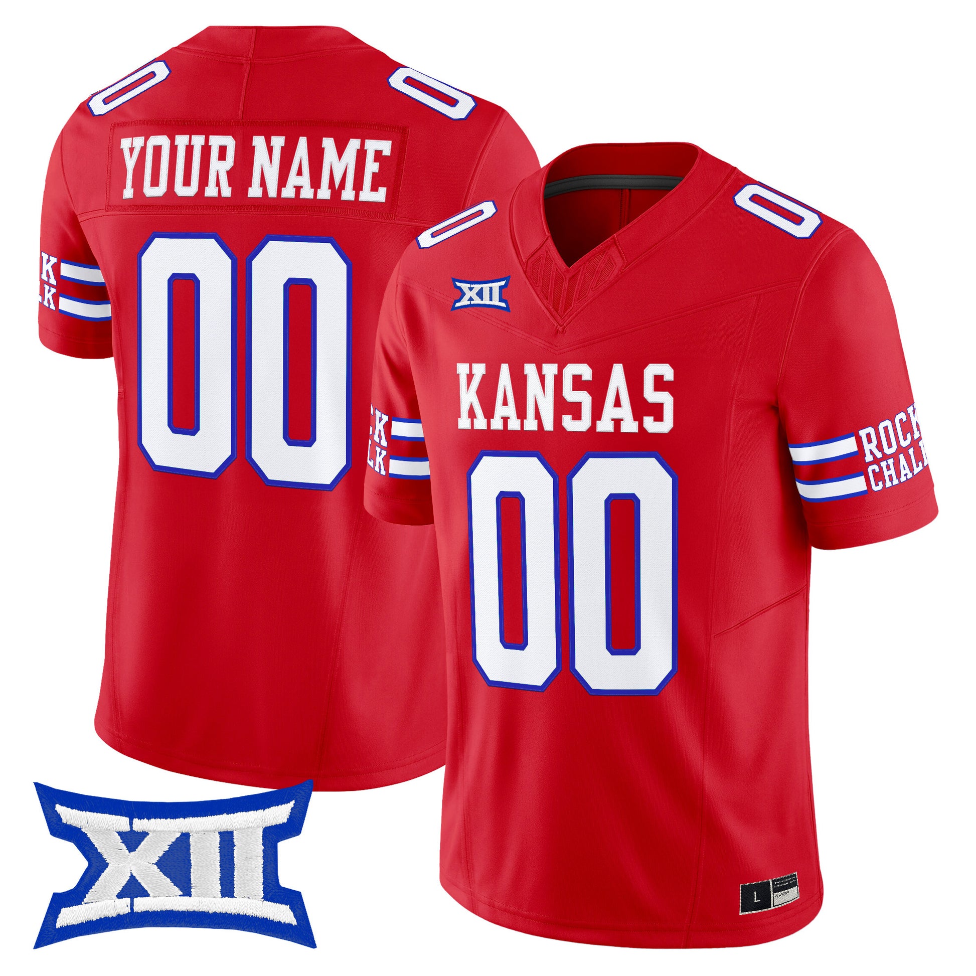 Kansas Jayhawks 2026 Vapor Limited Custom Jersey -  Stitched