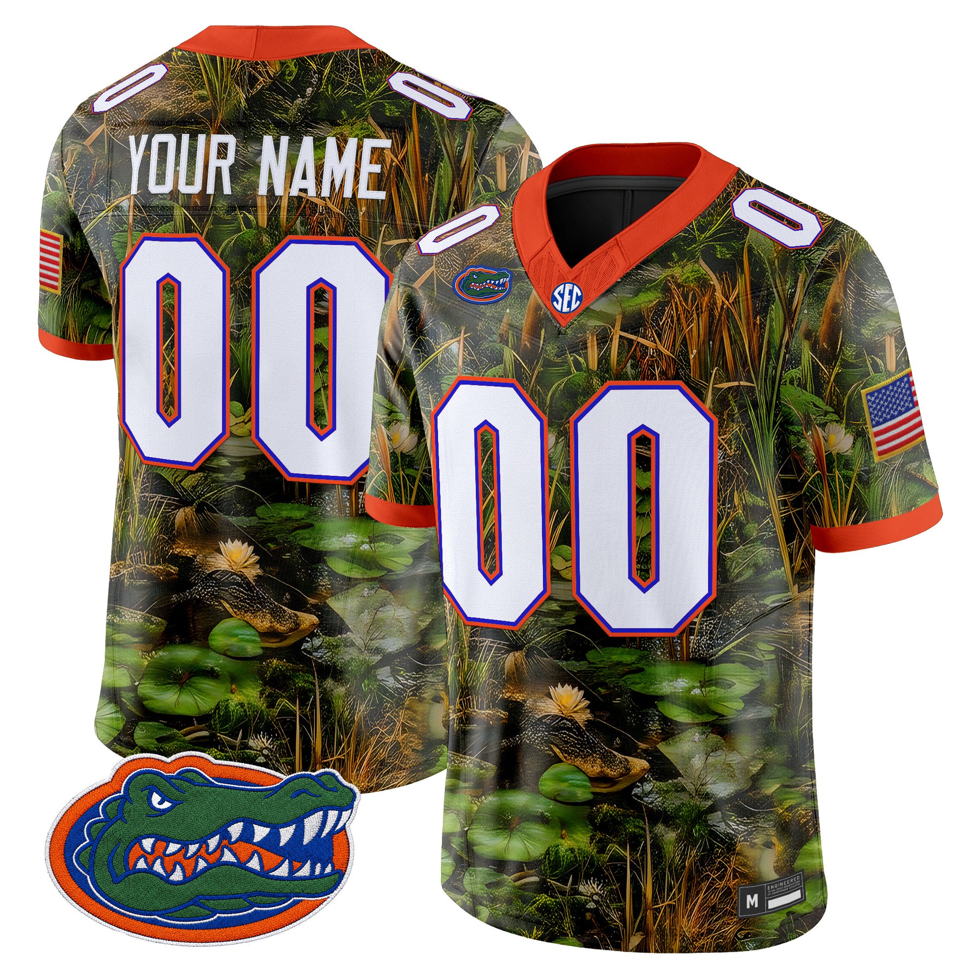 Florida Gators Camouflage Edition 2026 Vapor Limited Custom Jersey -  Stitched