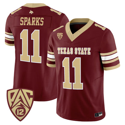 Texas State Bobcats 2026 Vapor Limited Jersey - Stitched
