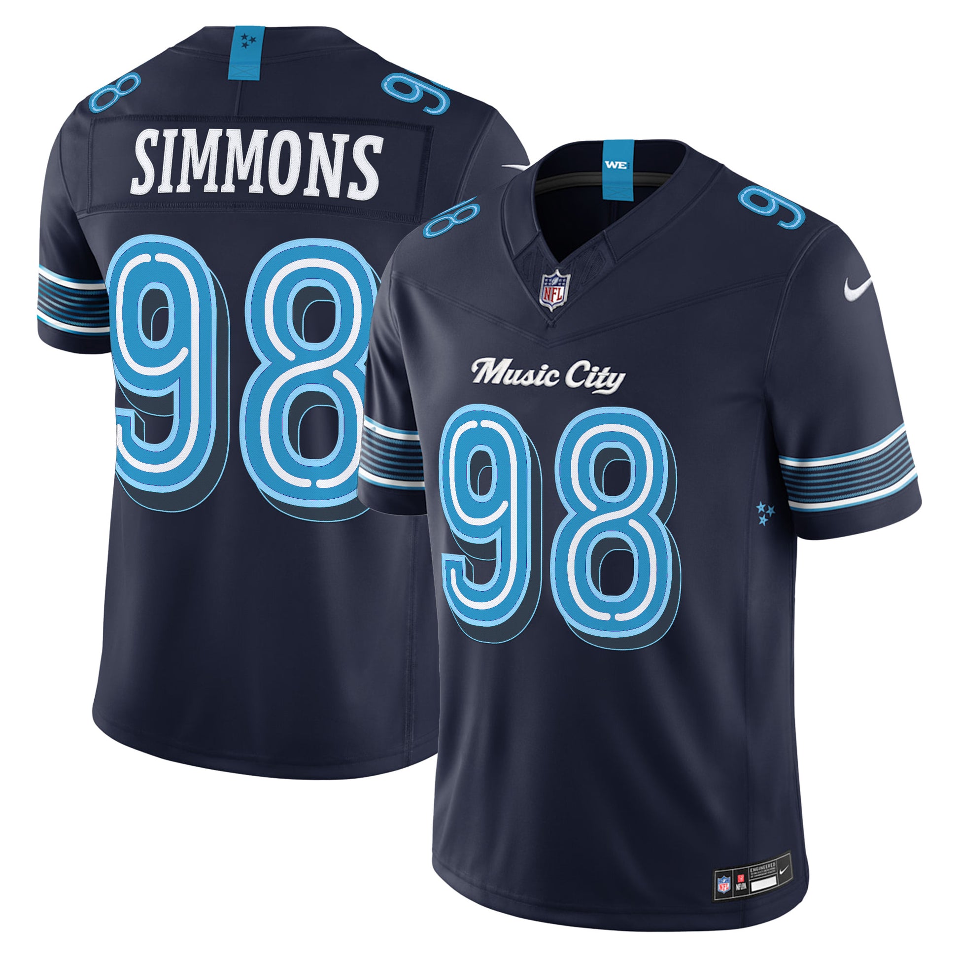Tennessee Titans 2026 "Rivalries" Vapor Limited Jersey - All Stitched