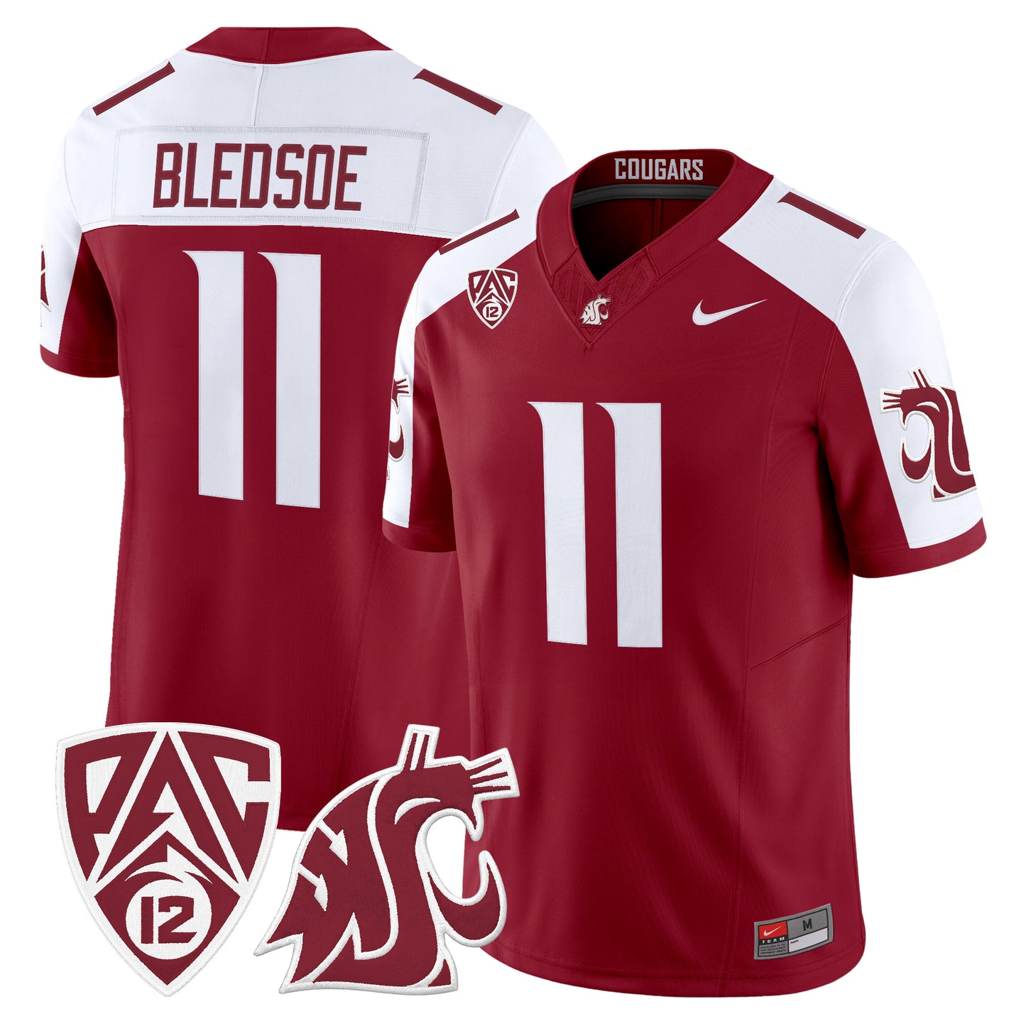 Men's Washington State Cougars 2026 Vapor Limited Jersey - All Stitched