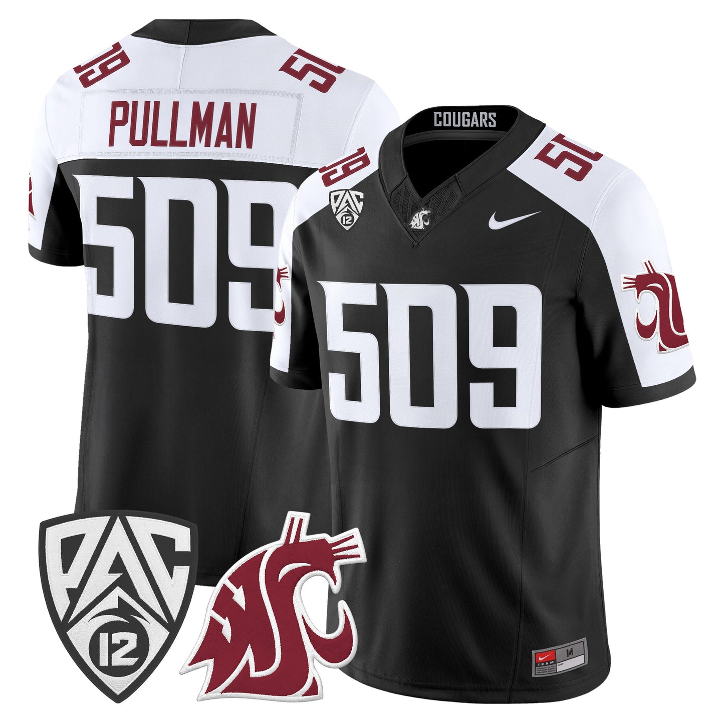 Men's Washington State Cougars 2026 Vapor Limited Jersey - All Stitched