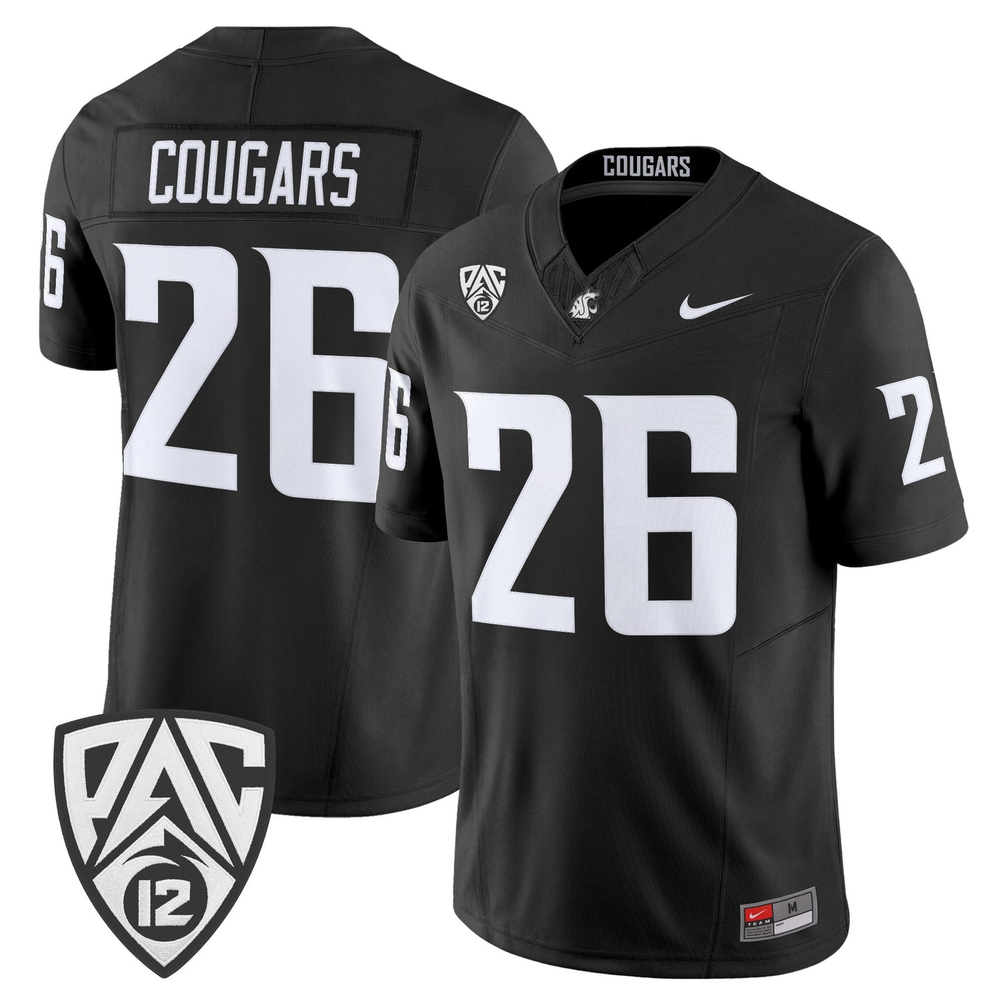 Men's Washington State Cougars 2026 Vapor Limited Jersey - All Stitched