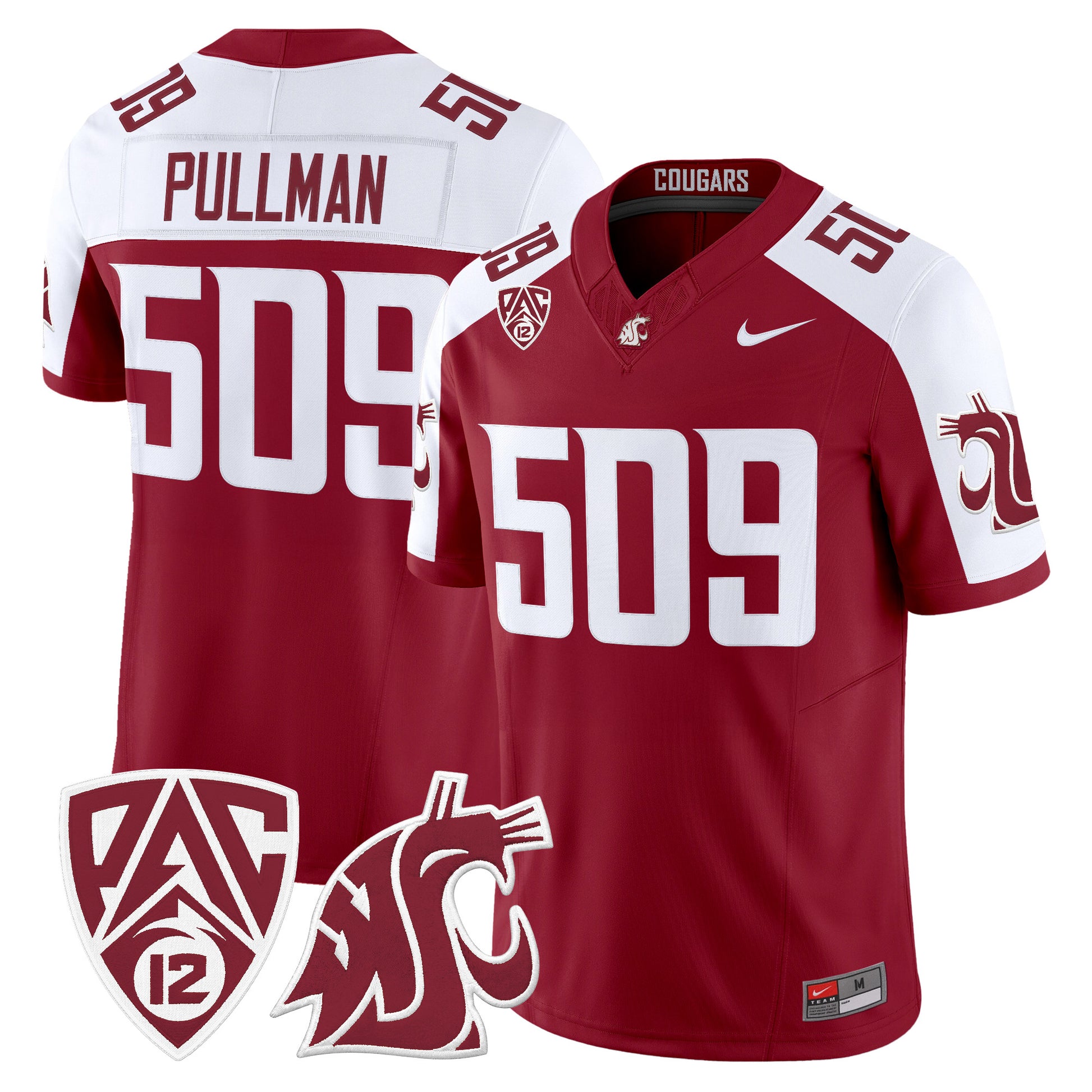 Men's Washington State Cougars 2026 Vapor Limited Jersey - All Stitched