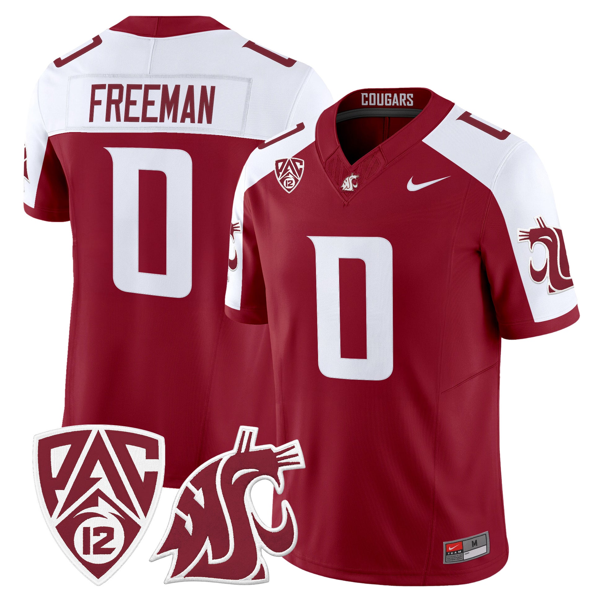 Men's Washington State Cougars 2026 Vapor Limited Jersey - All Stitched