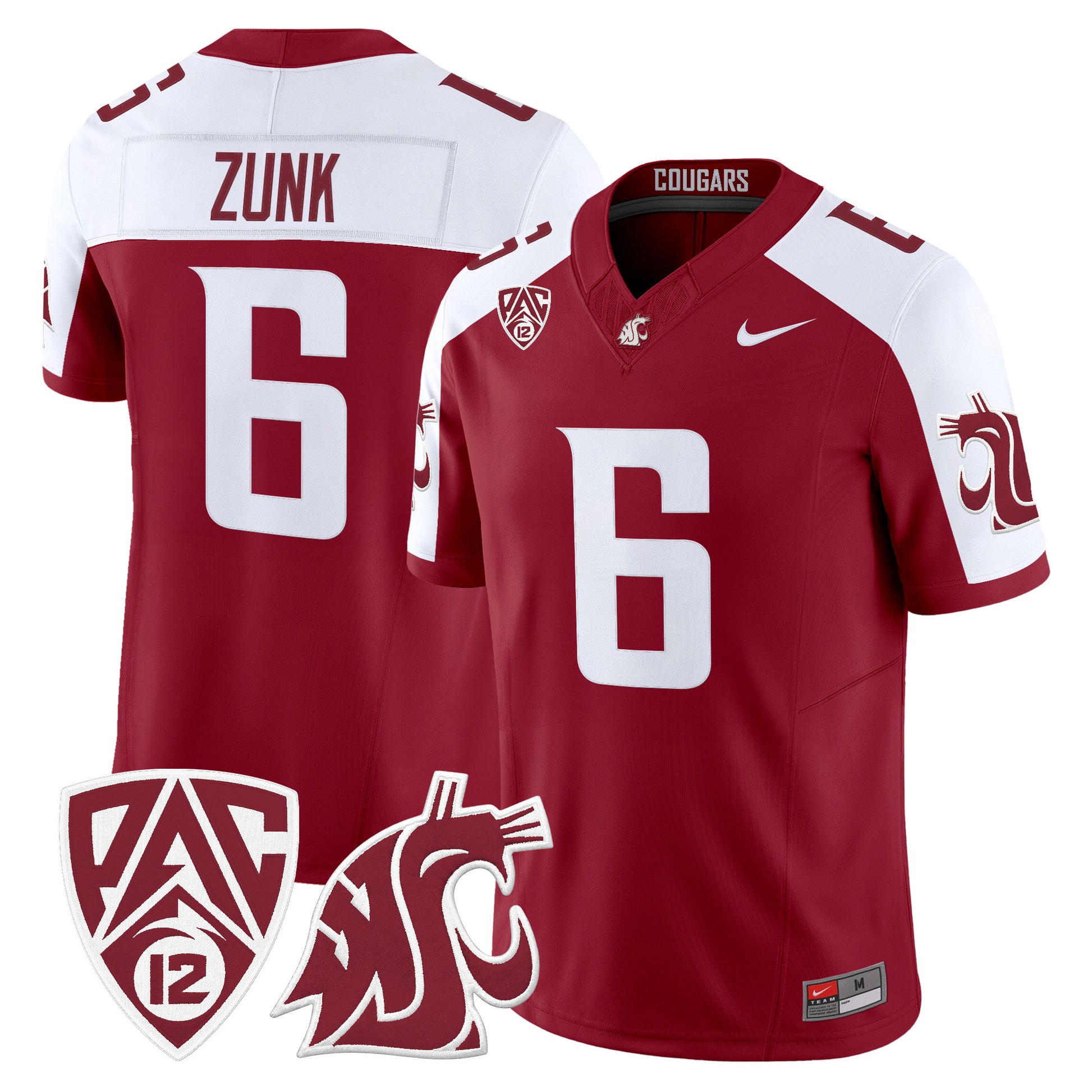 Men's Washington State Cougars 2026 Vapor Limited Jersey - All Stitched