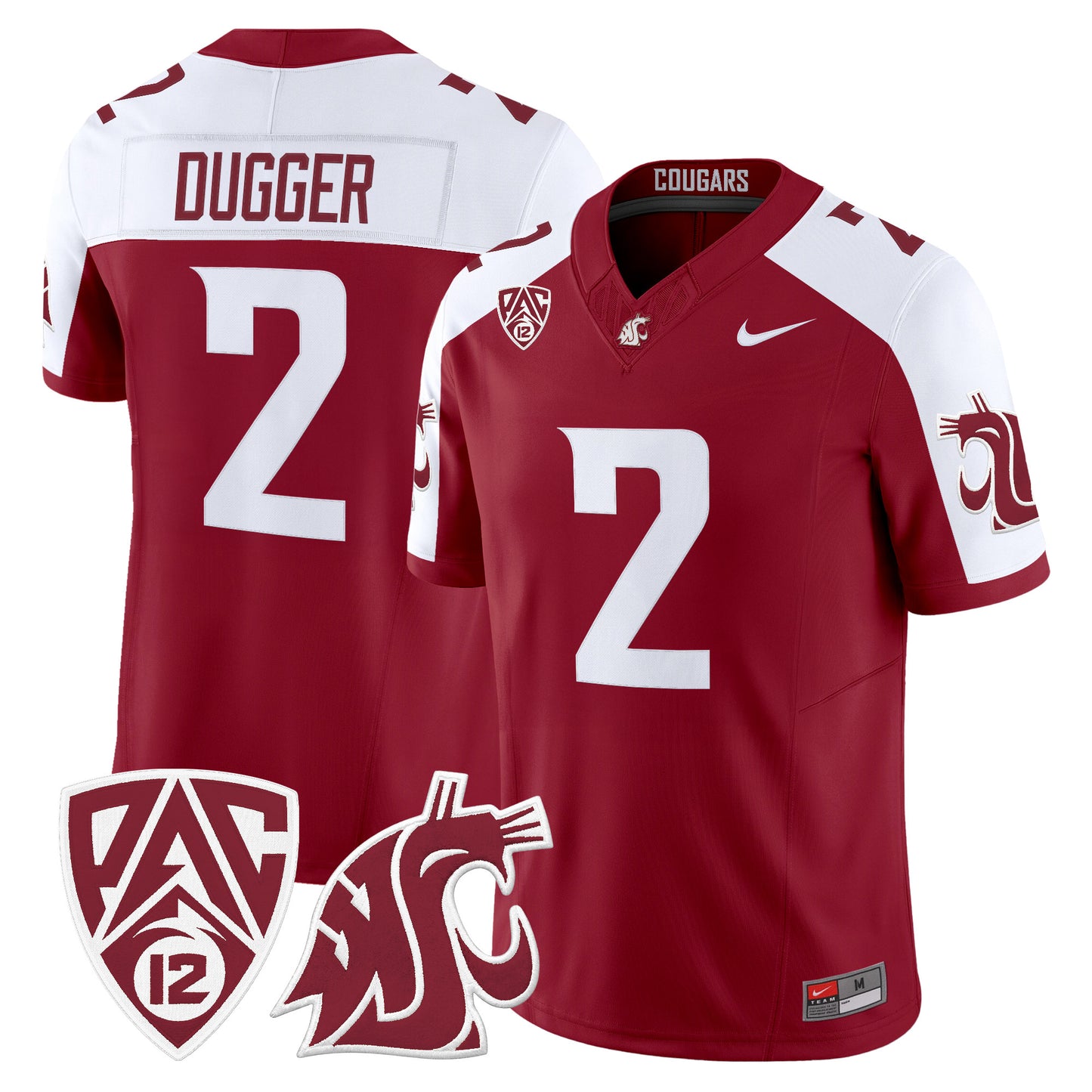 Men's Washington State Cougars 2026 Vapor Limited Jersey - All Stitched