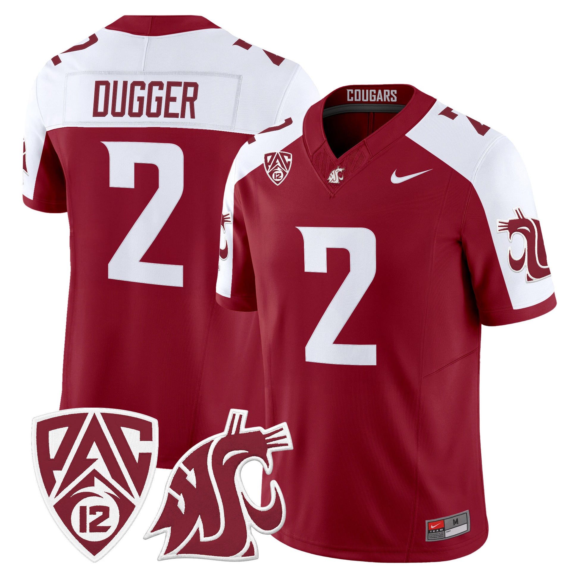 Men's Washington State Cougars 2026 Vapor Limited Jersey - All Stitched